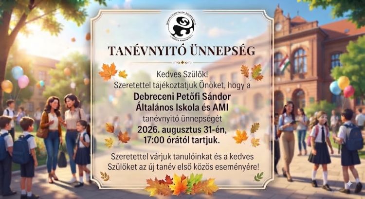 Tanévnyitóra kép